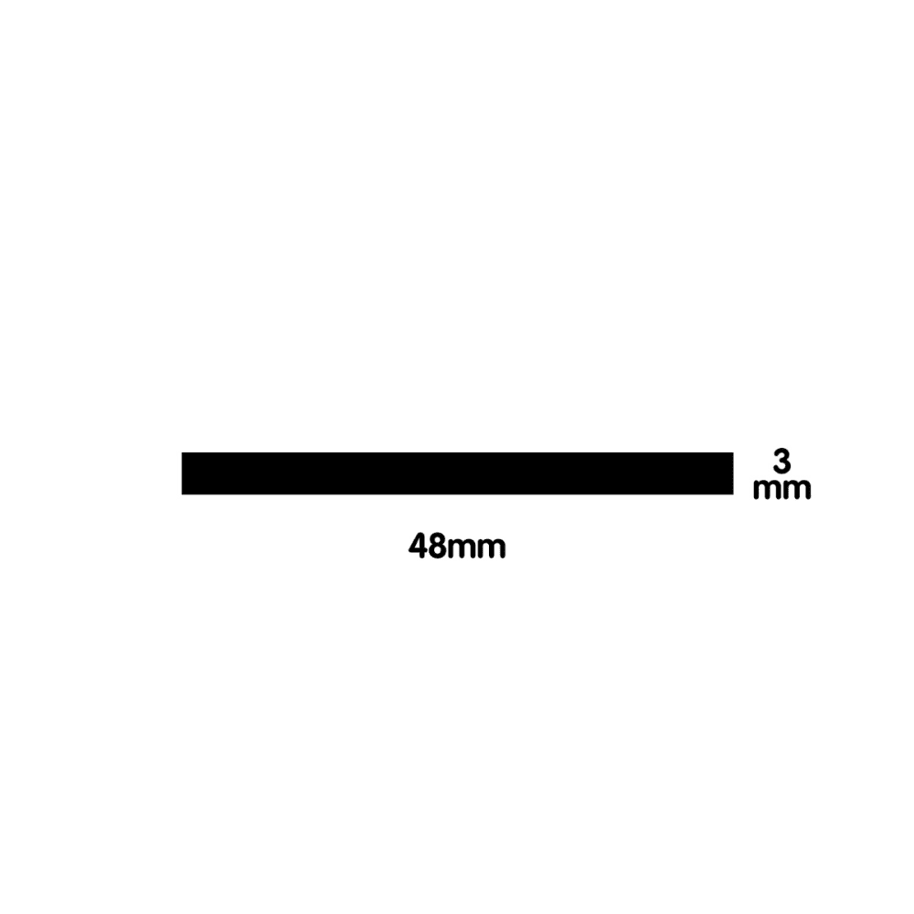 Neoprene (CR) self adhesive tape 4.5mm Black 12mm x 4.5mm