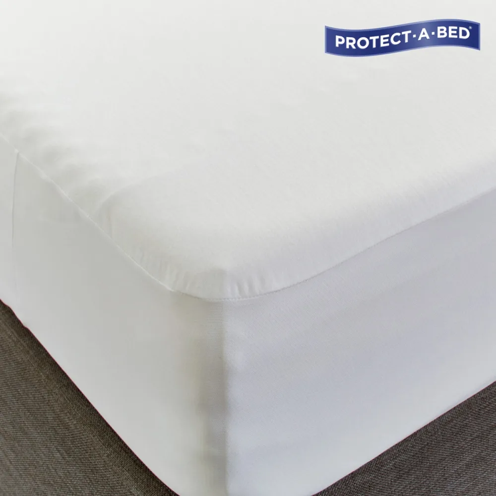 Bamboo Fitted Mattress Protector Double