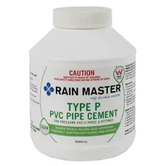 Clear Solvent Cement Pressure Glue for PVC 500ml