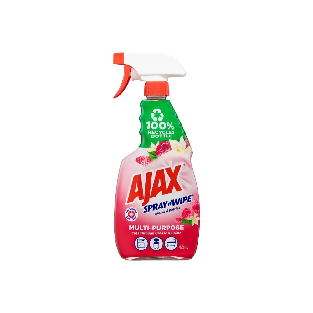 Ajax Spray N Wipe Divine Blends Vanilla and Berries 475ml