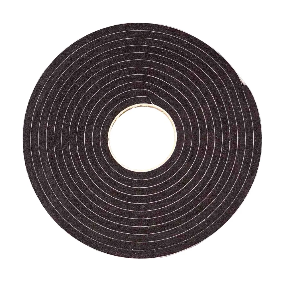 EPDM414 Supersoft self adhesive tape 9.5mm Black 12mm x 9.5mm