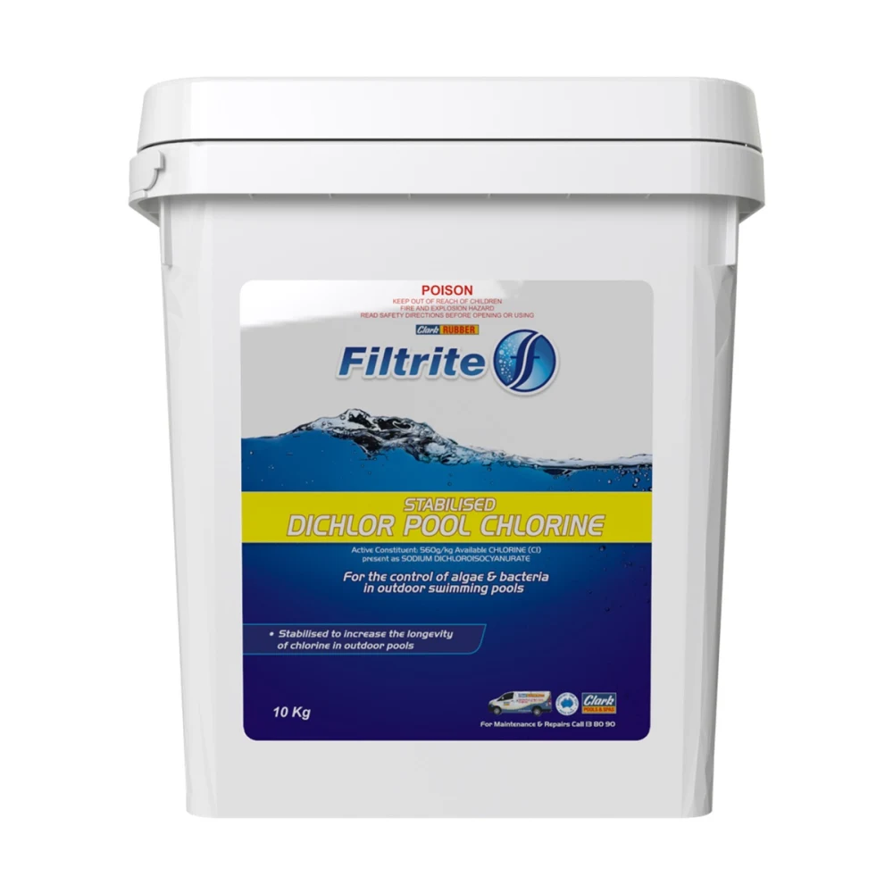 Filtrite Stabilised Di Chlor Pool Chlorine 1kg