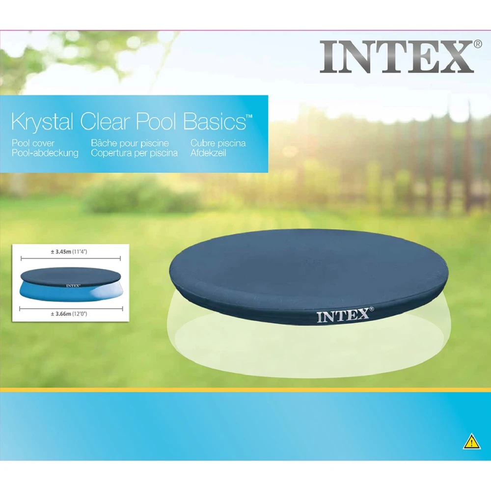 Intex Easy Set Pool Cover - 12ft
