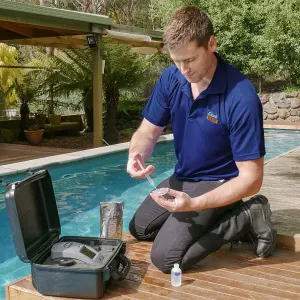 How to adjust pool water balance