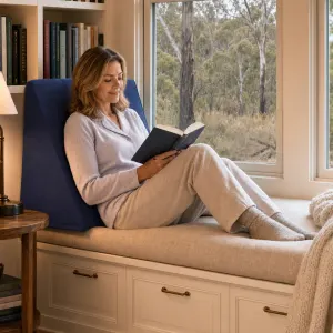 Snuggle in for Winter with a Reading Nook Backrest Set-Up