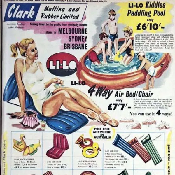 Clark Rubber 1954 catalogue