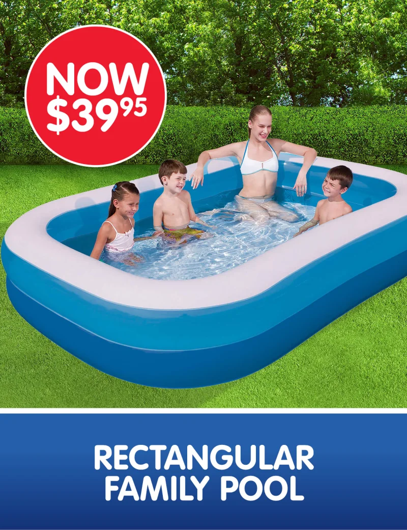 Rectangular Family Pool