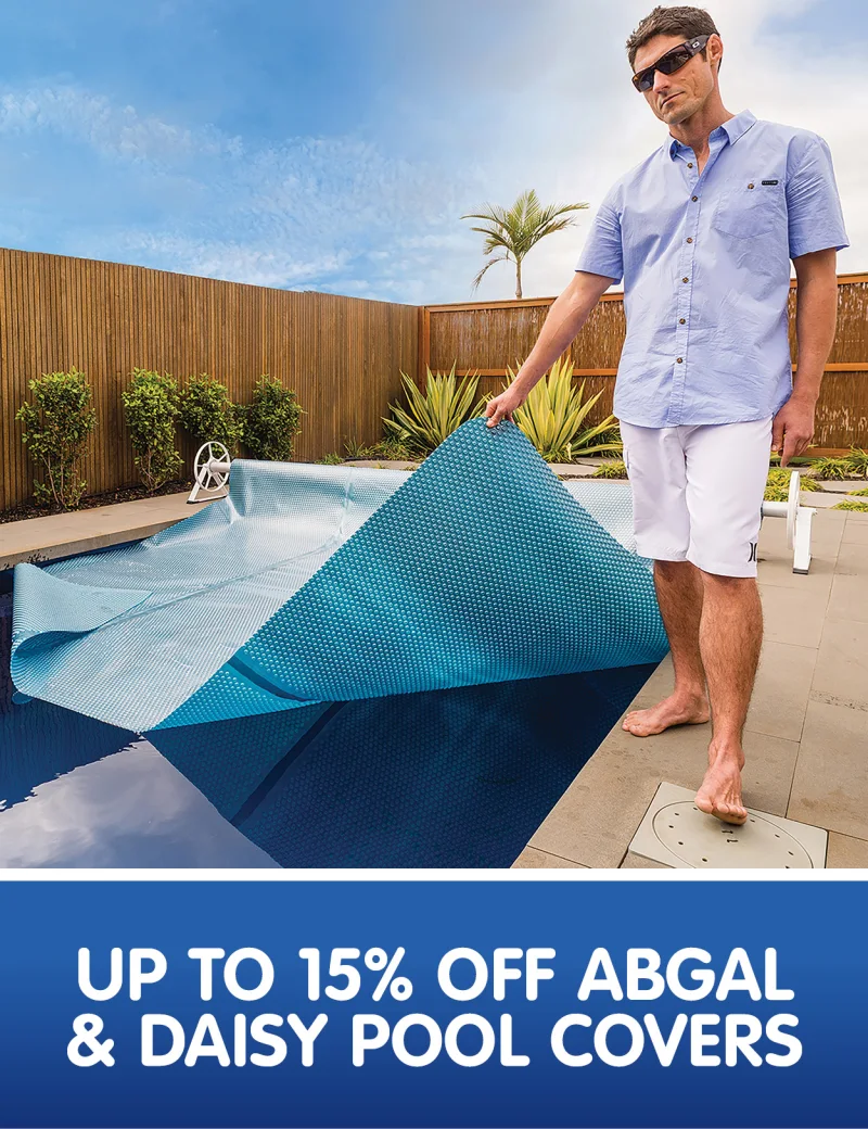 15% off ABGAL and Daisy pool covers