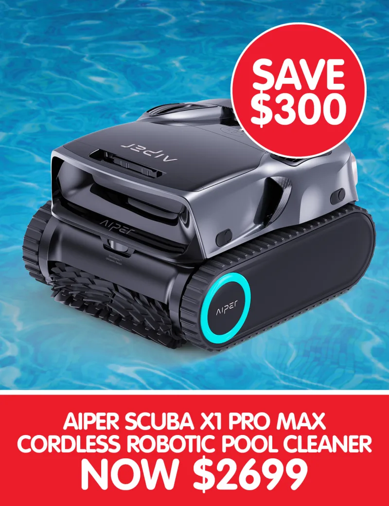 Aiper Scuba X1 Pro Max Cordless Robotic Pool Cleaner