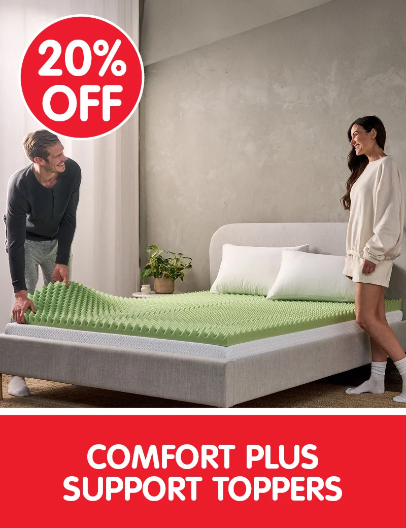 20% off Comfort Plus Support Toppers