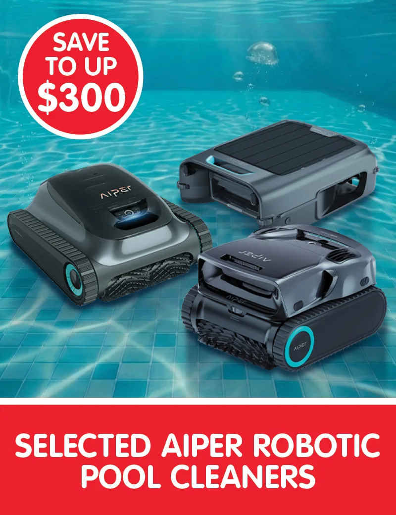 Save up to $300 on Aiper Robotic Pool Cleaners