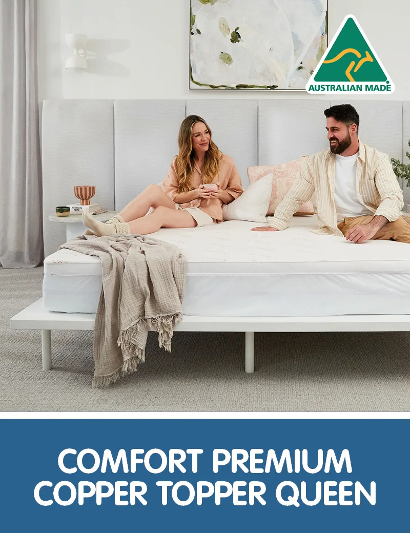 Comfort Premium Copper Topper Queen
