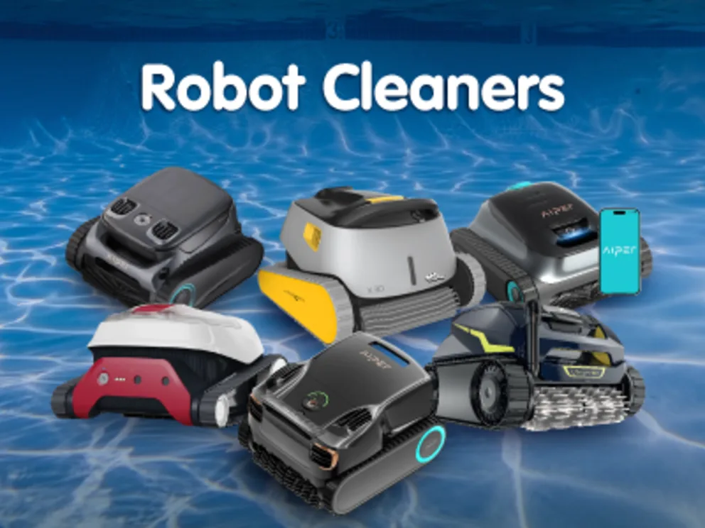 top-rated robotic pool cleaners displayed underwater, showcasing advanced designs for swimming pool cleaning in Australia
