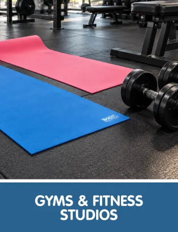 Explore gym flooring and training essentials like rubber surfaces, yoga mats and resistance tubing for commercial gyms and studios. Support safer, more comfortable workout areas for members and staff.