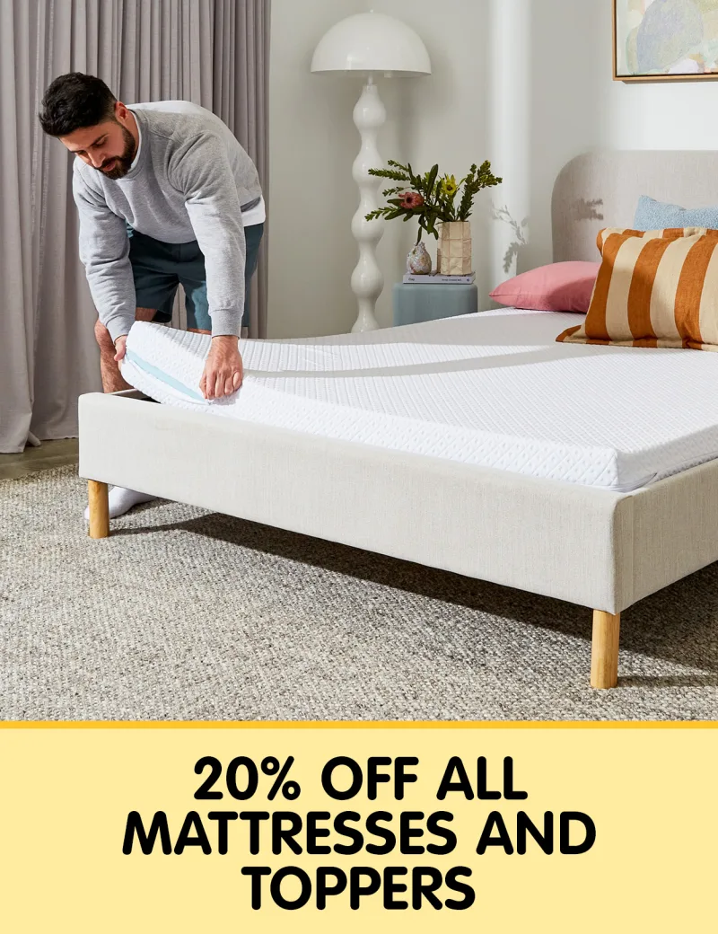 20% off Mattresses and Toppers