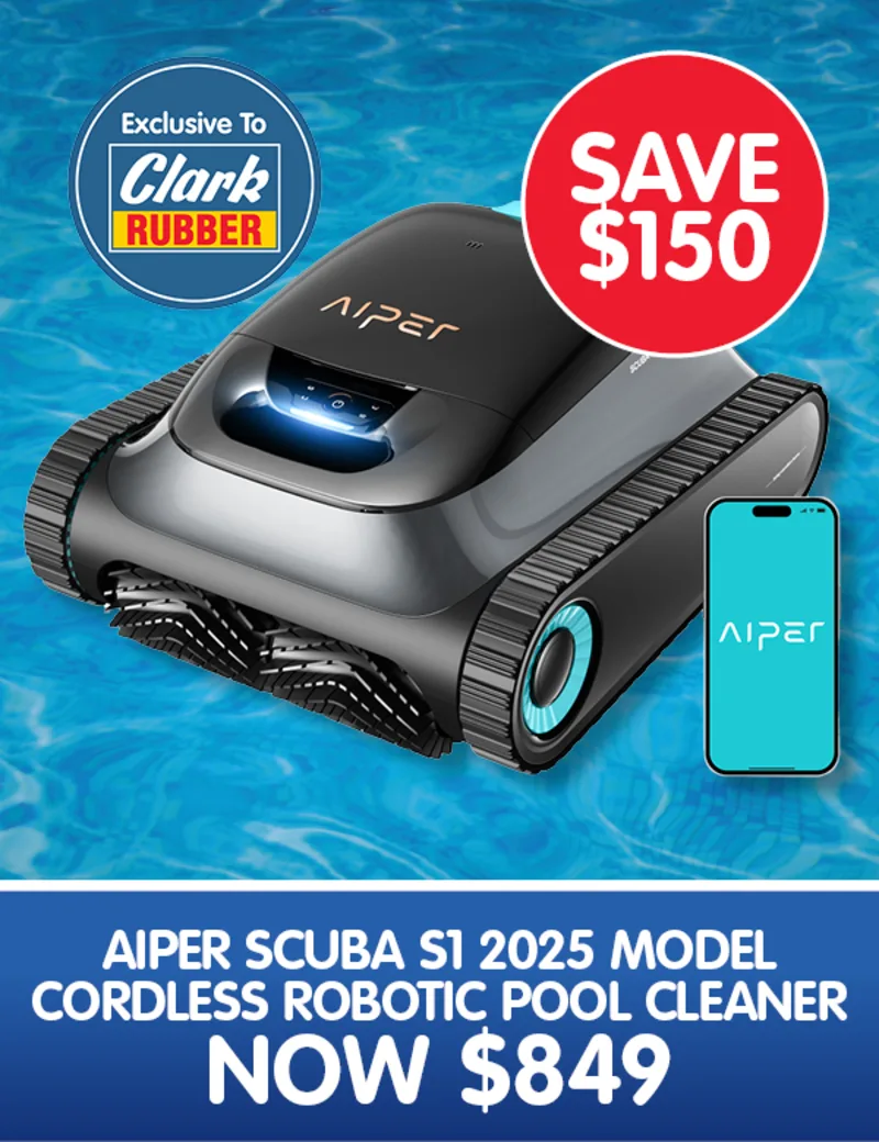 Aiper Scuba S1 2025 Model Clark Rubber EXCLUSIVE Cordless Robotic Pool Cleaner