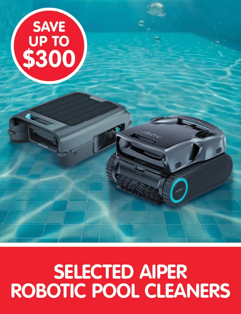 Save up to $300 on Aiper Robotic Pool Cleaners