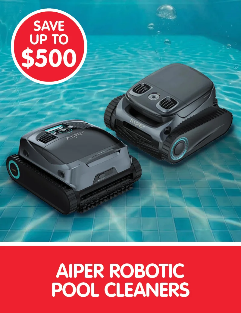 Save up to $500 on Aiper Robotic Pool Cleaners