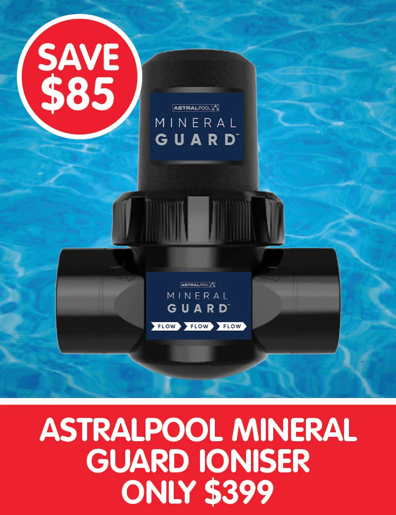 Save $85 on the AstralPool Mineral Guard Ioniser