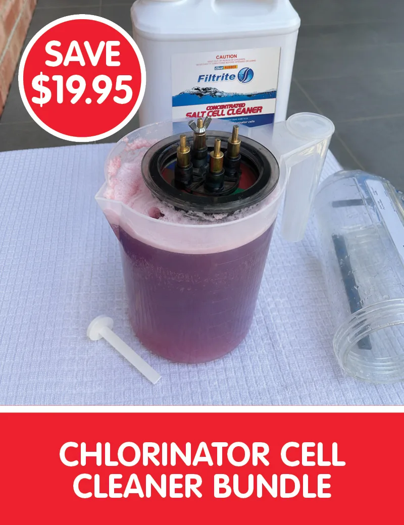 Save $19.95 on Chlorinator Cell Cleaner Bundle