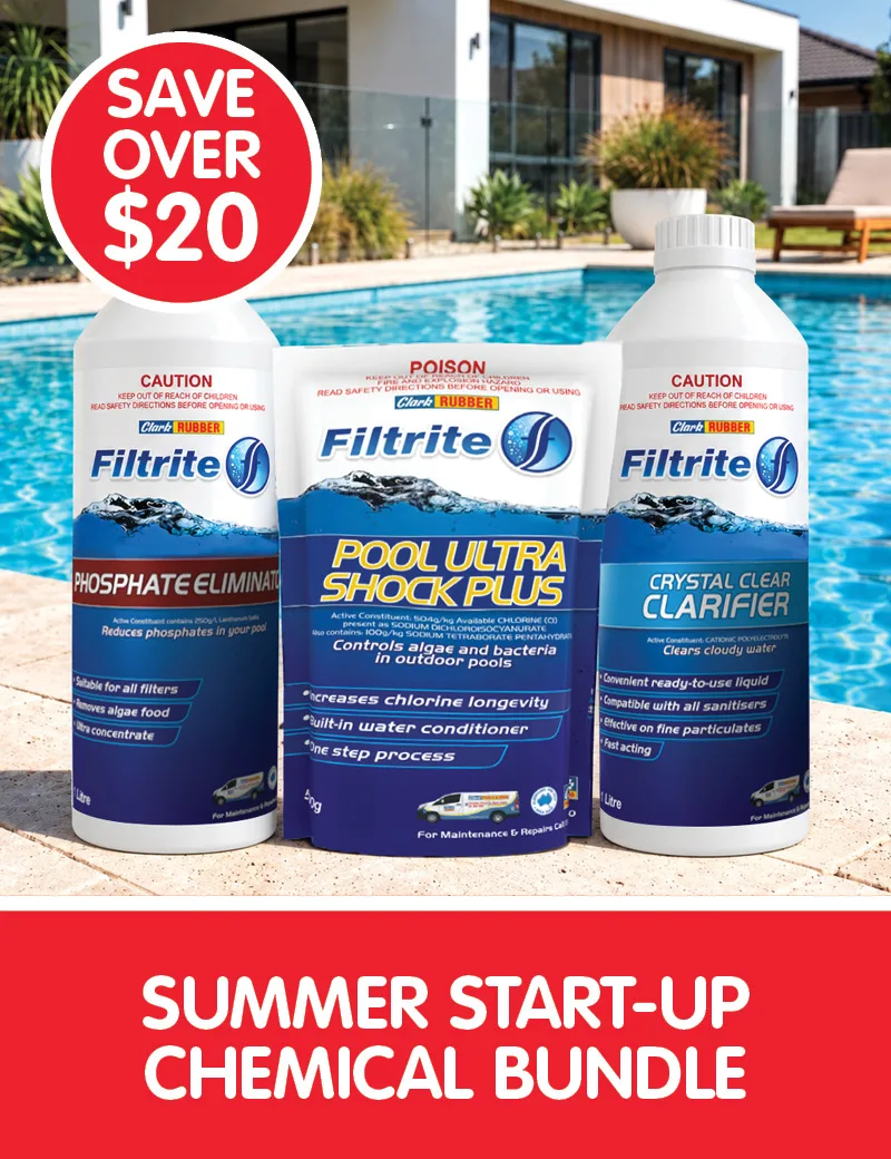 Save $22.90 on Summer Start-up Chemical Bundle
