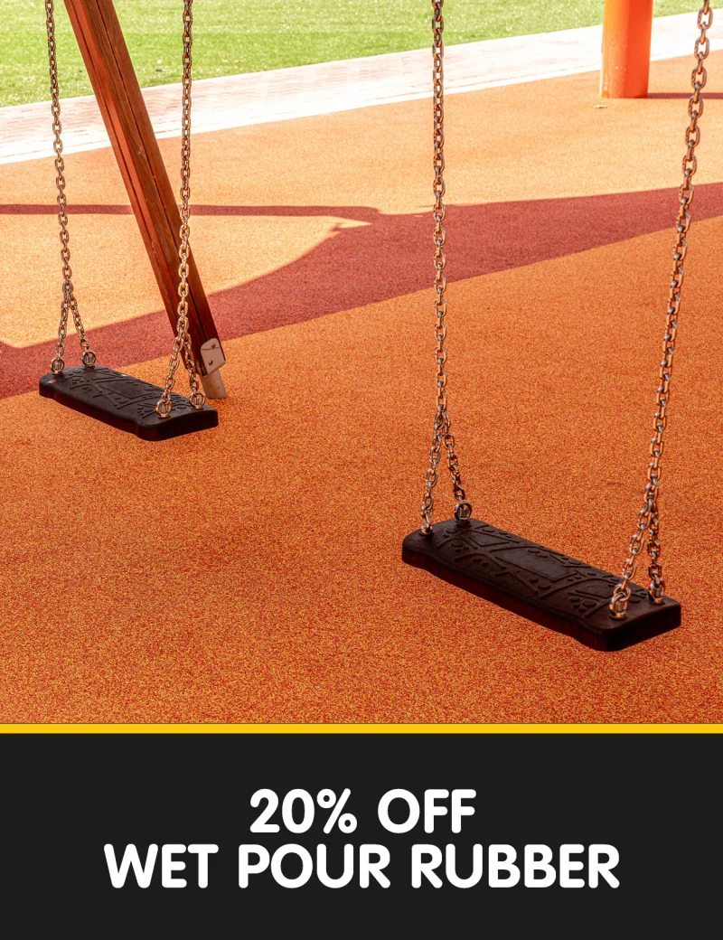 20% off Wet Pour Rubber