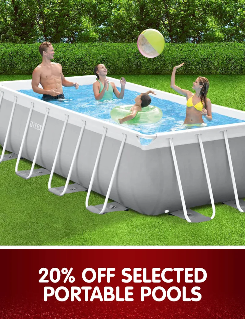 20% off Portable Pools