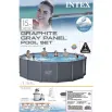 Intex Graphite Panel Pool Round - 15ft