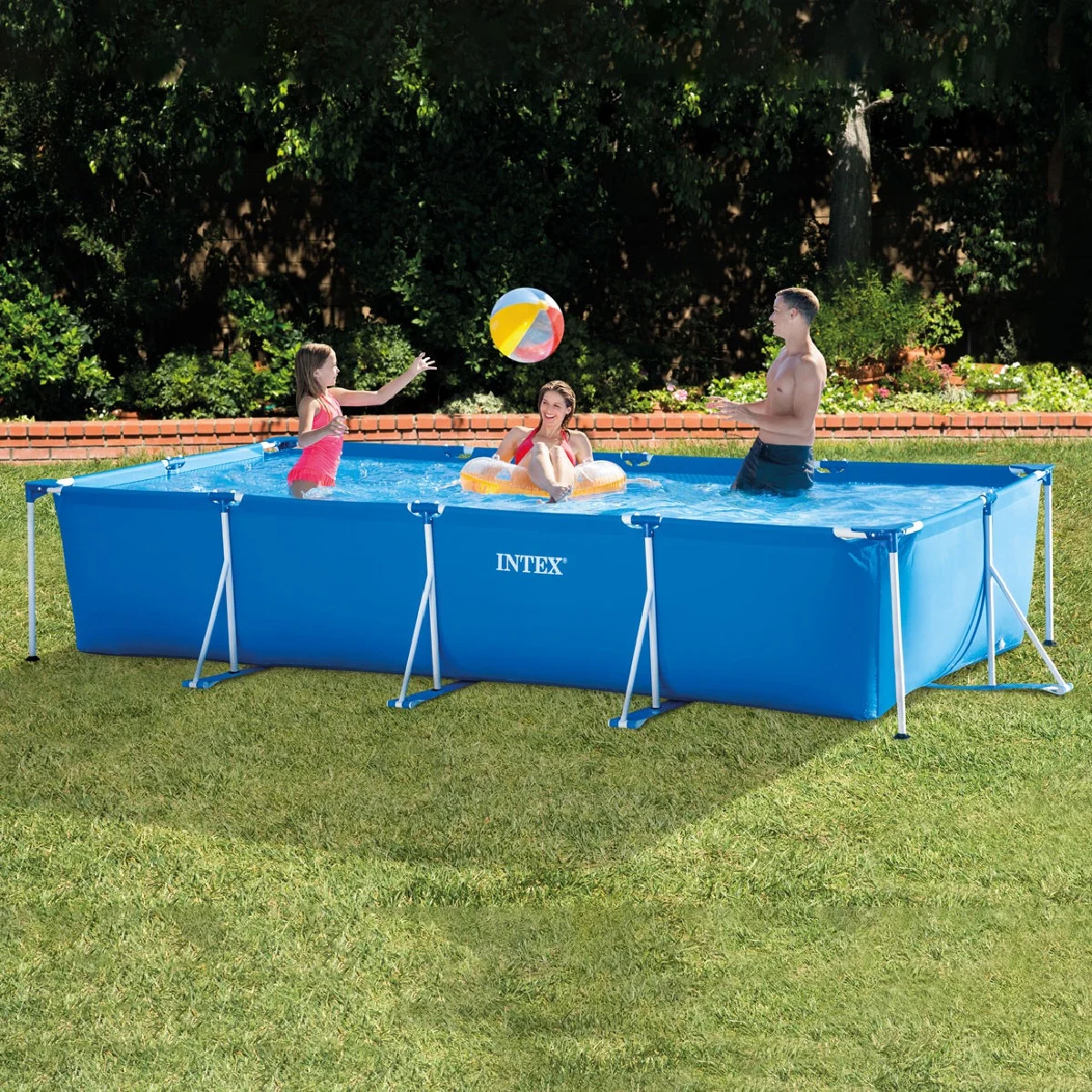 Intex Metal Frame Rectangular 450 x 220 x 84cm