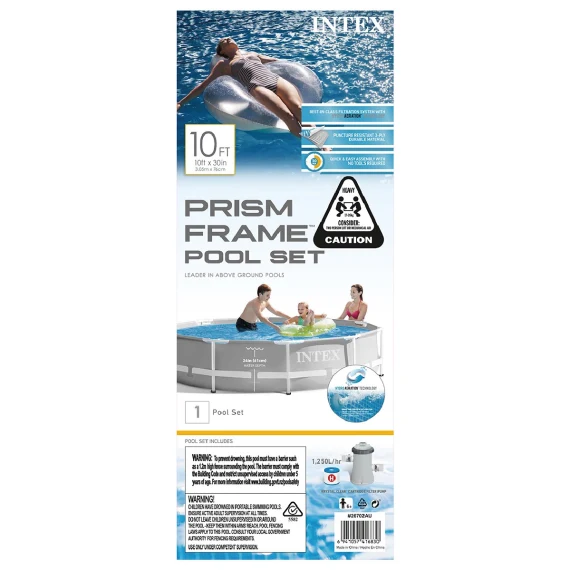 Intex Prism Frame Pool Round - 10ft