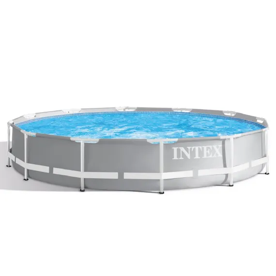 Intex Prism Frame Pool Round - 12ft Dia x 30in Deep 12ft x 76cm