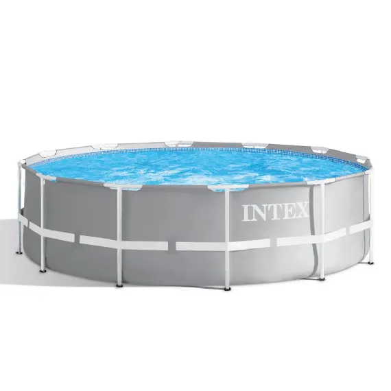 Intex Prism Frame Pool Round - 12ft Dia x 39in Deep