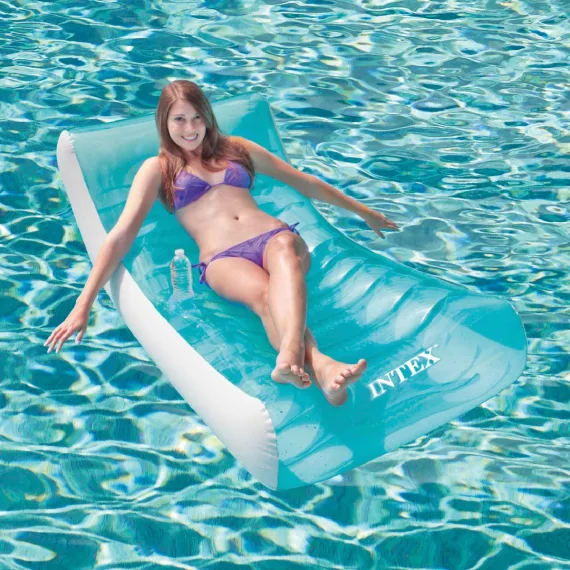 Intex inflatable lounge pool sales