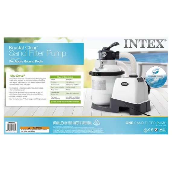 Intex Sand Filter Pump - 4542LPH