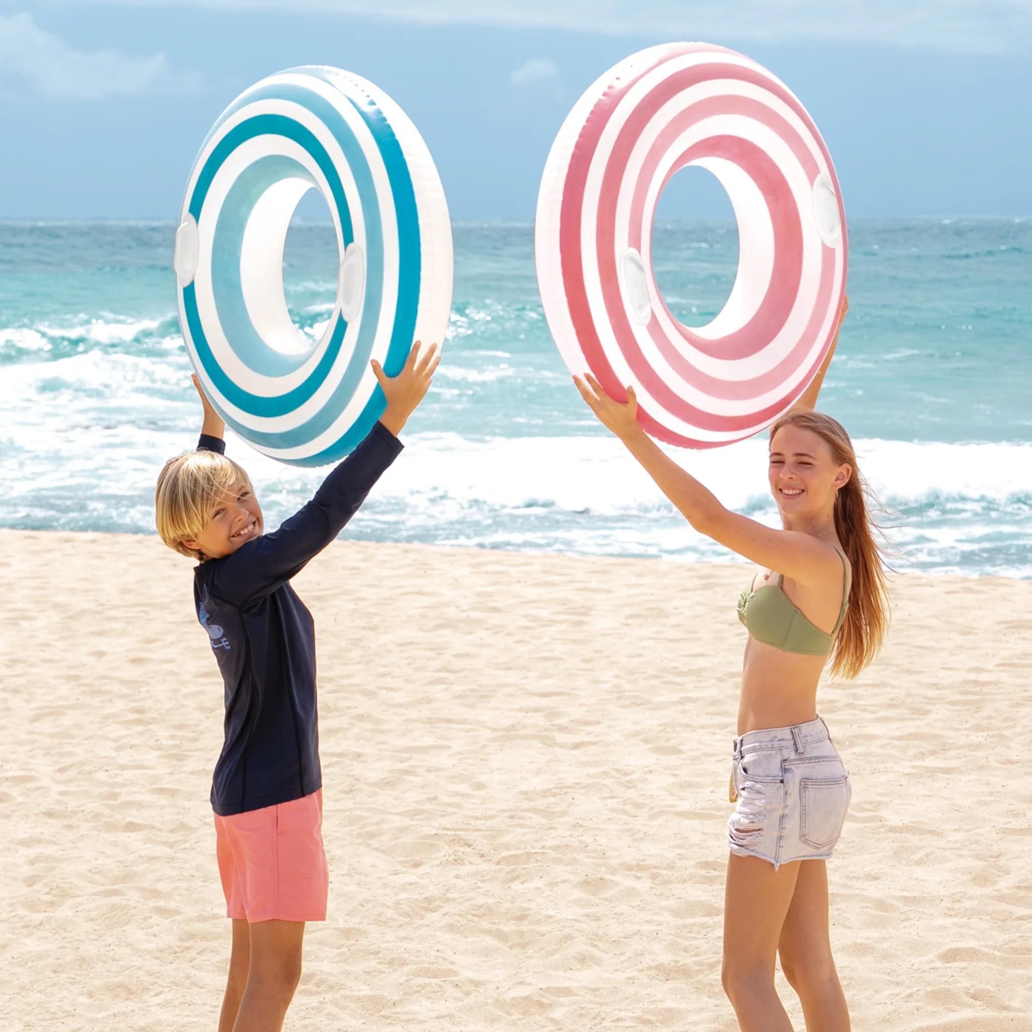 Intex Swirly Whirly Swim Ring Assorted