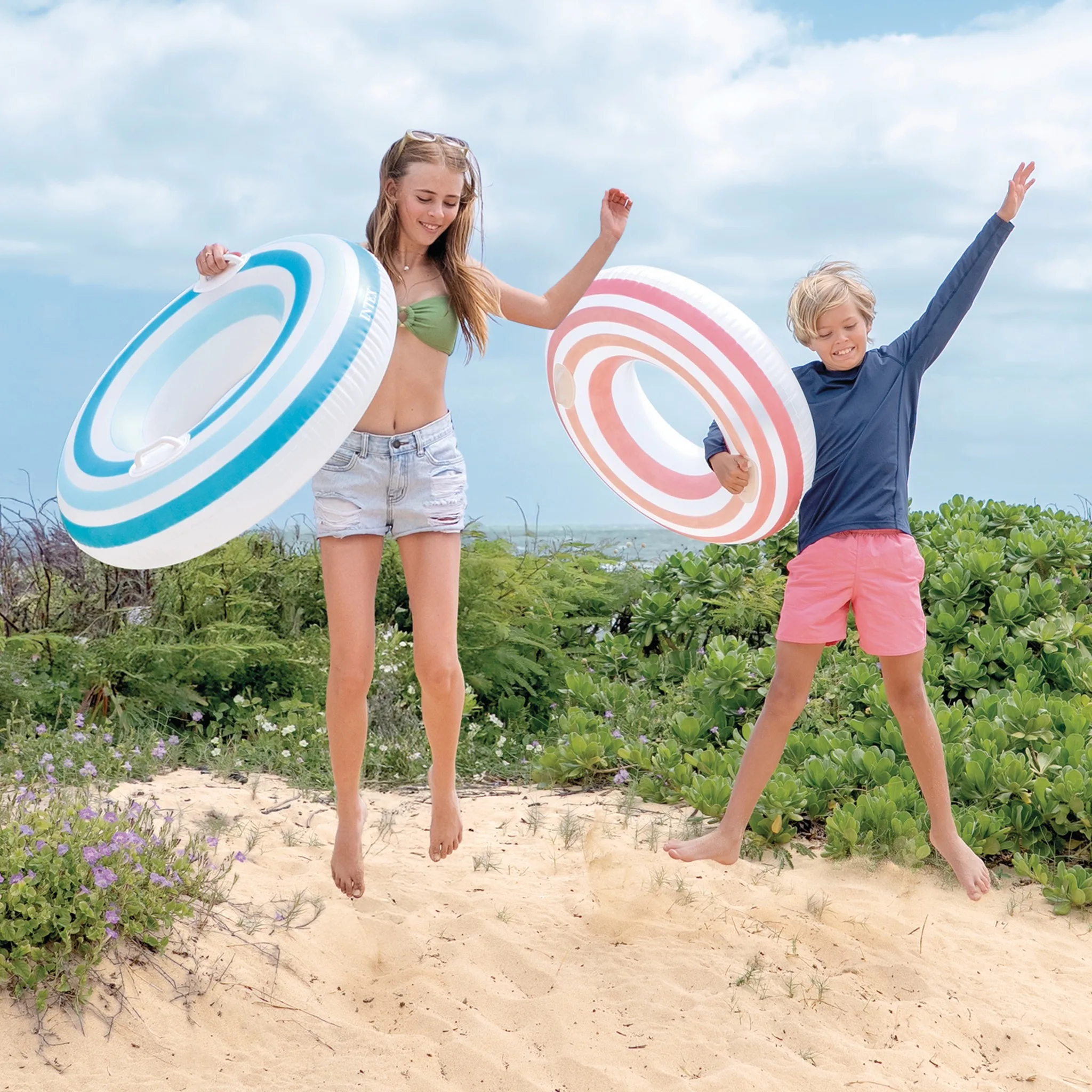 Intex Swirly Whirly Swim Ring Assorted