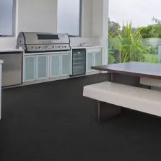 Leisure Velour Indoor/Outdoor Carpet - Anthracite