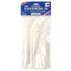 Nylon Cable Ties, Assorted 75 pieces Black