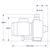 Astral FX190 - 0.75HP Solar/Booster/Flooded Suction Pump