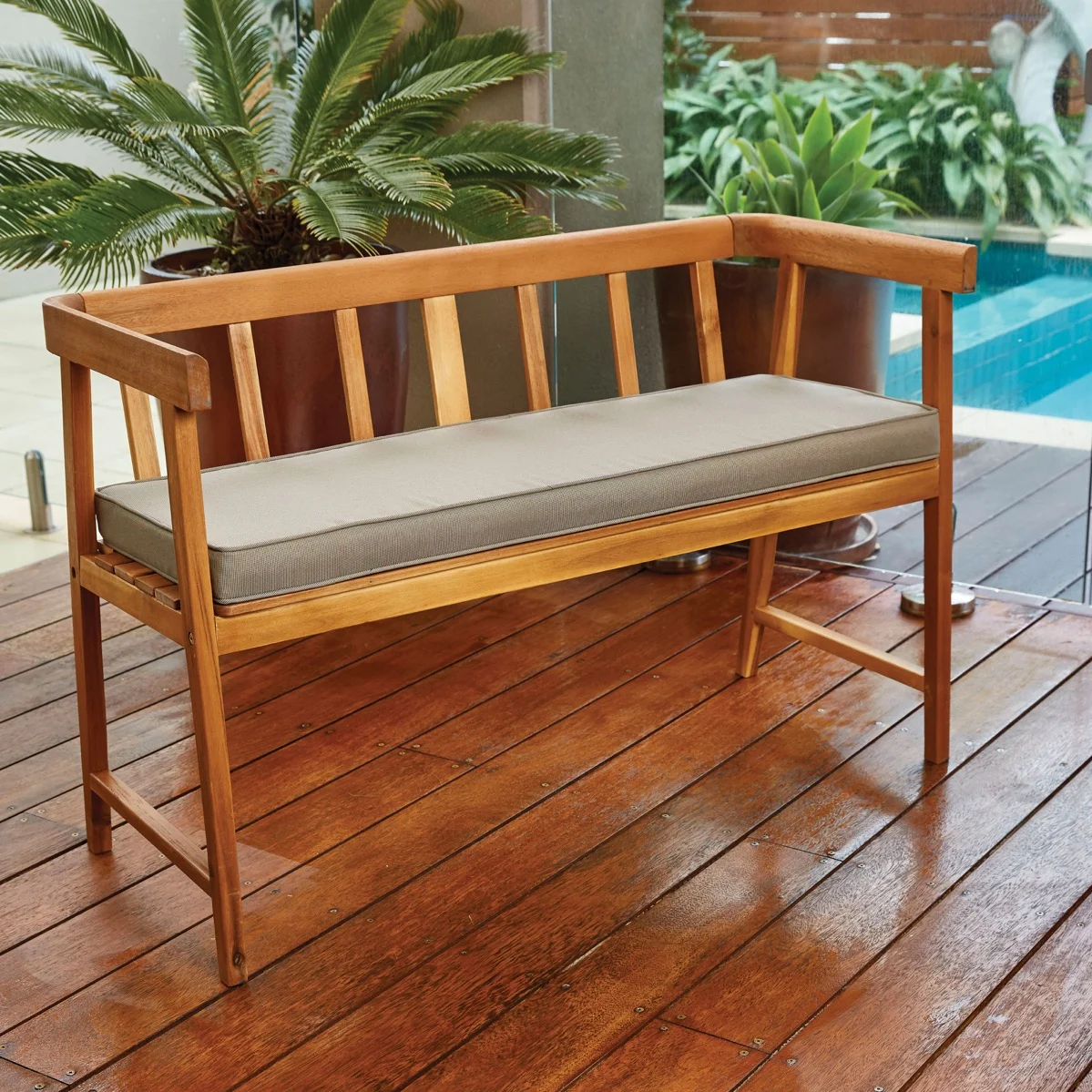 Polymaster Bench Cushion 90 x 36cm Sand