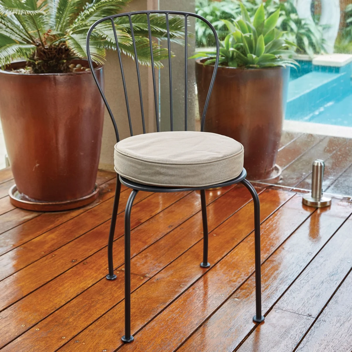 Polymaster Round Cushion Sand