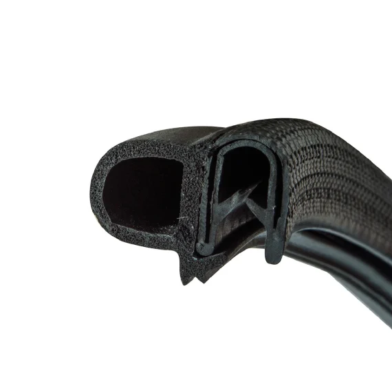PVC Black Pinchweld with Side Bulb(Medium) - 16.4mm x 10mm