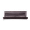 Rectangular Plastic Internal Chair Tip - Black 50mm x 25mm
