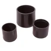 Round Plastic Chair Tip - Black 19mm