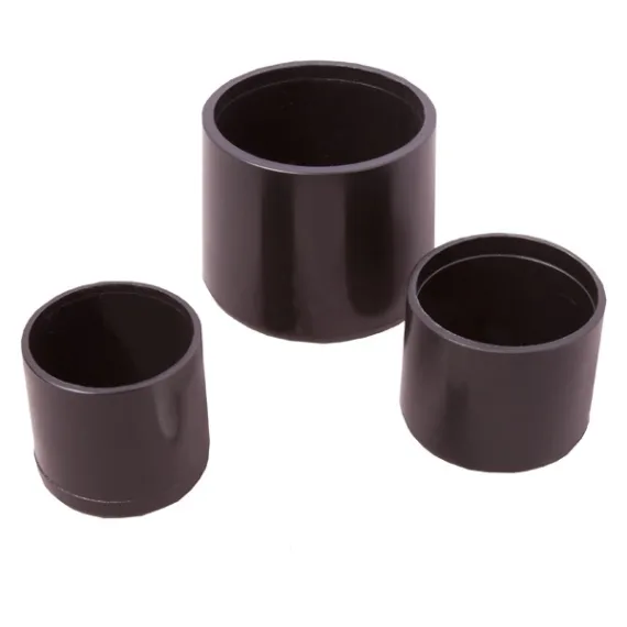 Round Plastic Chair Tip - Black 19mm