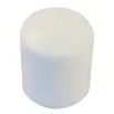 Round Plastic Chair Tip - White