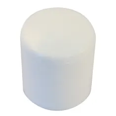 Round Plastic Chair Tip - White