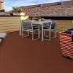 Rubber Patio Tile Terracotta