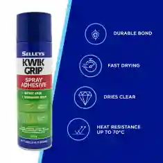 Selleys Kwik Grip Contact Adhesive Spray - 350g