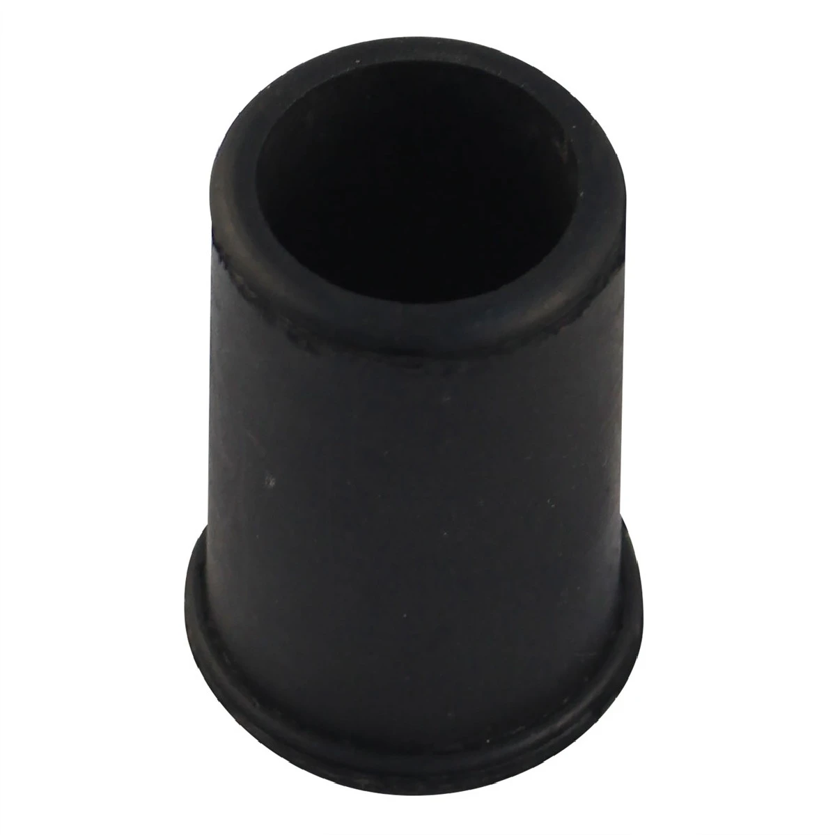 Straight Crutch Tip - Black 19mm